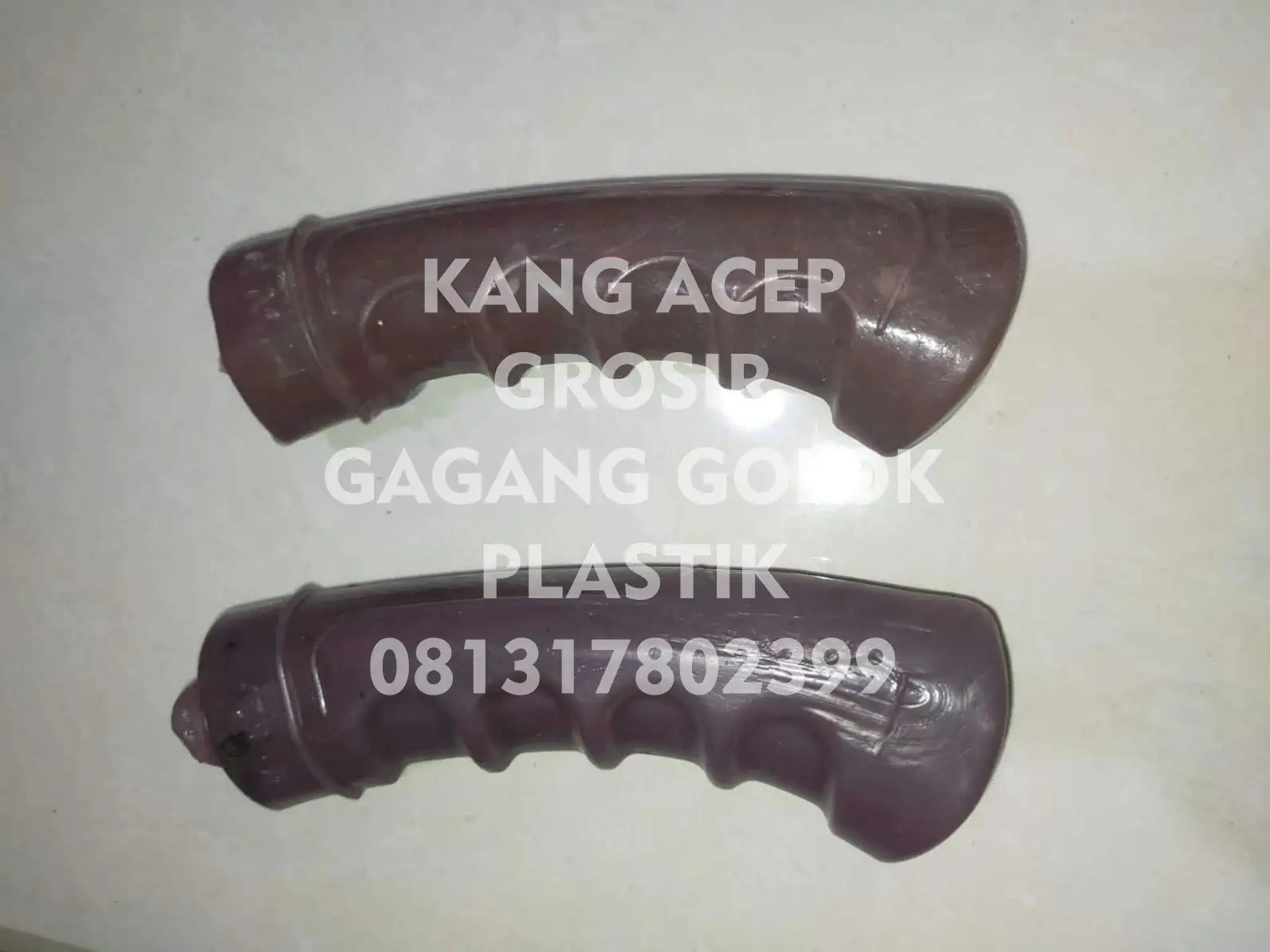 Jual Grosir Gagang Golok Plastik di Karawang Model Tapak Coklat